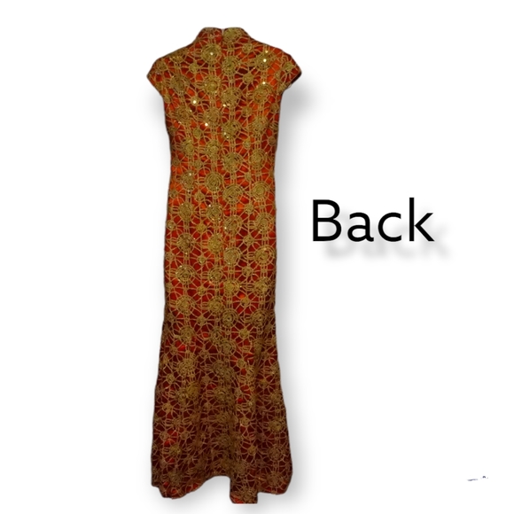 Chinese Cheongsam Qipao A-Line Dress - Picture 3 of 7